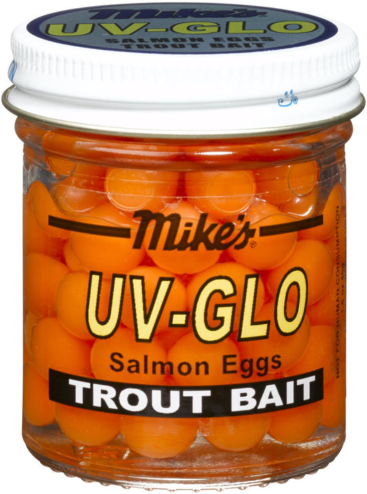 Atlas Mike's UV-GLO Salmon Eggs Orange