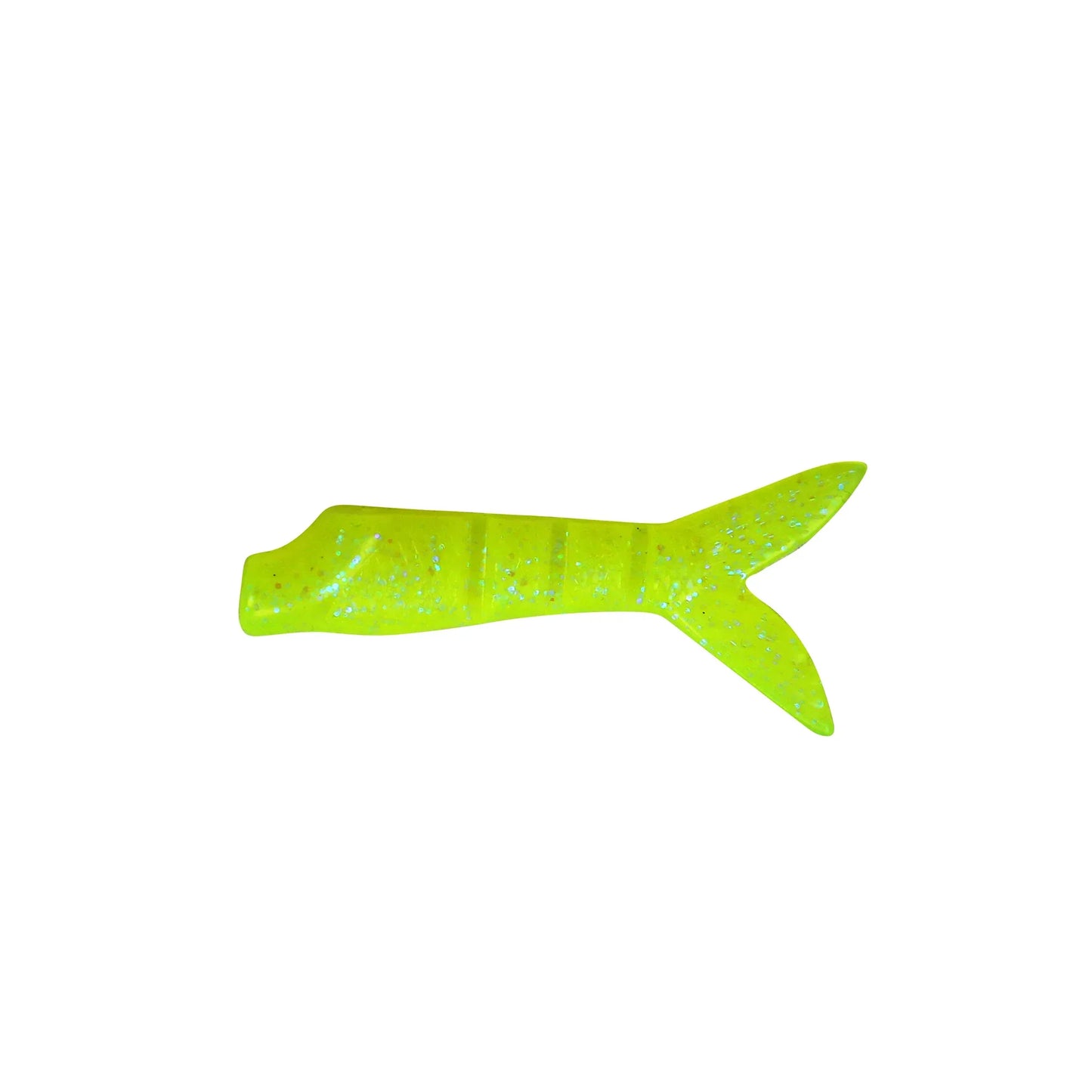 Fishlab BBZ Mimic Minnow Chartreuse Sparkle Pack of 4