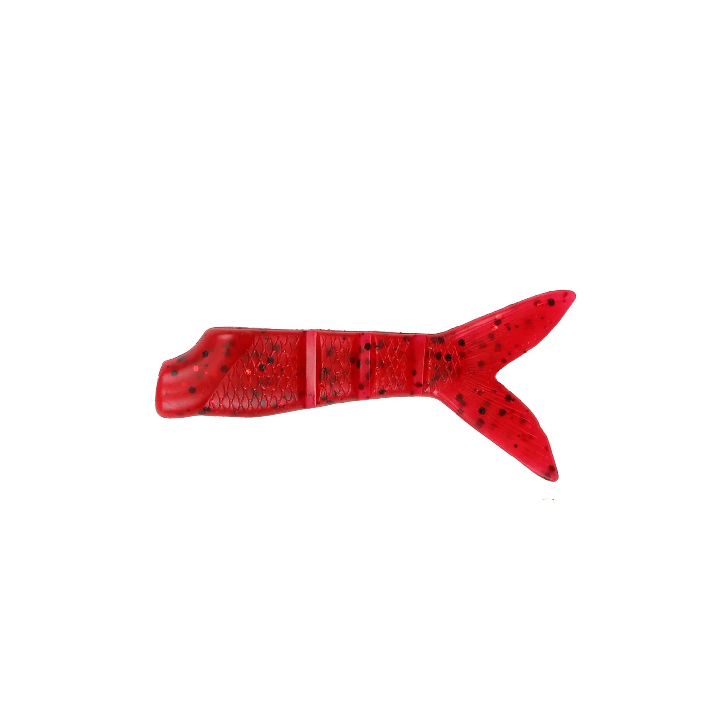 Fishlab BBZ Mimic Tail Red Craw Pack of 4