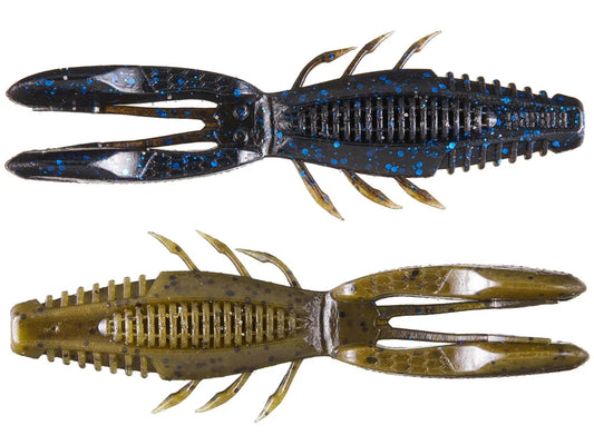 Rapala Crush City Bronco Bug 4" Black Blue Green Pumpkin Pack of 6