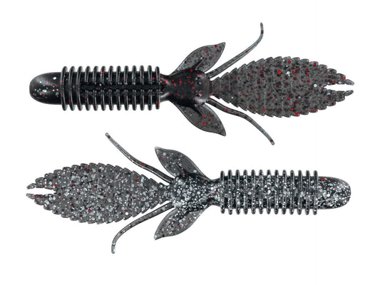 Big Bite 4.5" BFE Black Neon Clear Sparkle 6 Pack