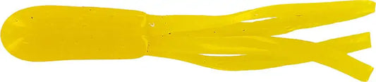 Big Bite 1.5" Crappie Tube Yellow 10 Pack