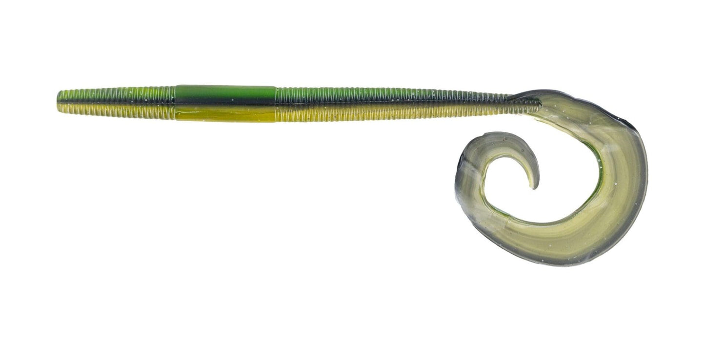 Big Bite 10" K Tail Worm Bold Gill 8 Pack