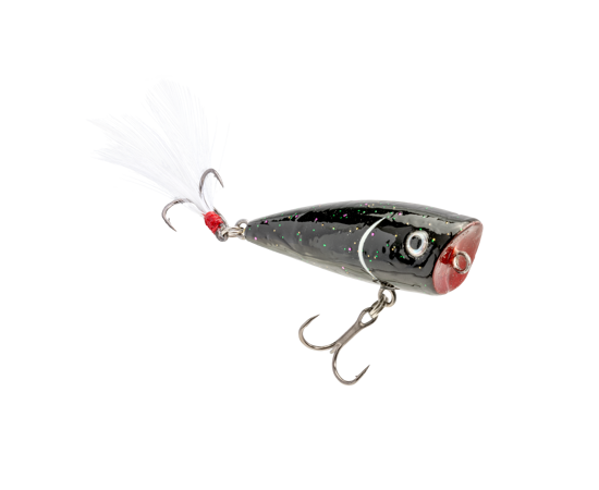 Strike King Bitsy Splash Topwater Lure Black Lab