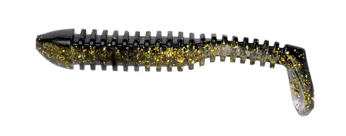 Spro Pocket Tail Minnow 3.75" Black Back Gold Belly Pack of 5