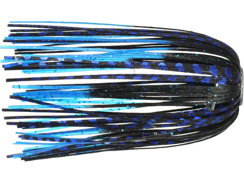 ZMAN EZ Skirt Pack of 3 Blk Blue Chrome/Blue