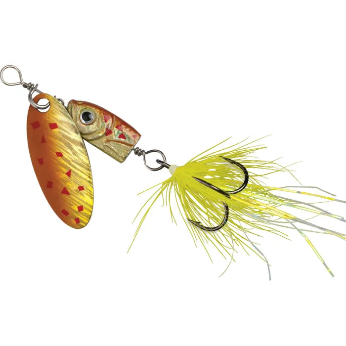 Blue Fox Flash Spinner 3/16oz Blk Chartreuse