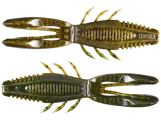Rapala Crush City 4" Bronco Bug Green Pumpkin Watermelon Pack of 6