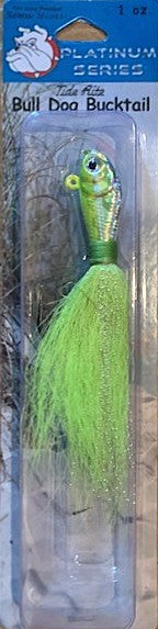 Bull Dog Bucktail 1oz Chartreuse