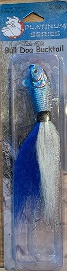 Bull Dog Bucktail 2oz Blue/White