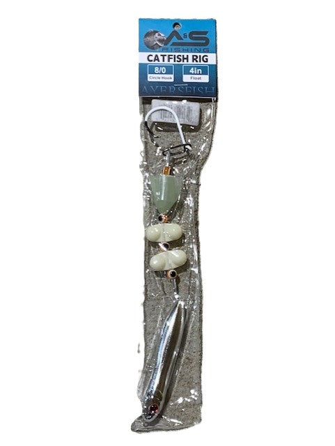 A&S CATFISH RIG 8/0 CHROME