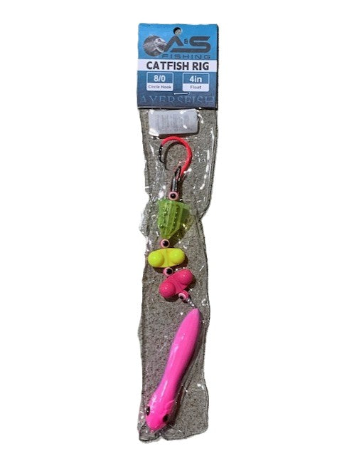 A&S CATFISH RIG 8/0 PINK