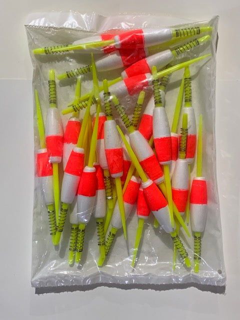 Comal 2" Spring Stick Float 25 Pack CHL200RW