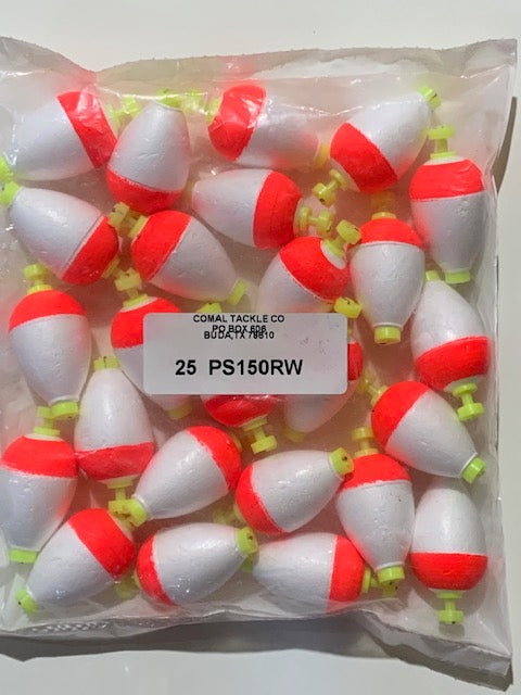 Comal 2.25" Pear Snap Float 25pk PS225RW