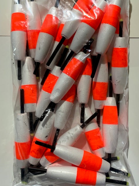 Comal 3" Cigar Slip Stick Float 25pk SCHL300 Assorted Colors