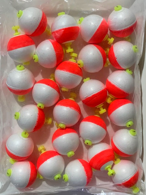 Comal 0.75" Round Snap-On Float 25 Count SS075 Assorted Colors