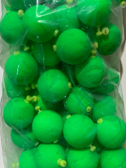 Comal 2" Snap-On Round Float 25 Pack Assorted Colors SS200