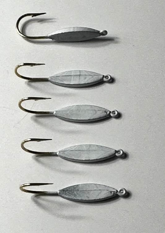 A&S Crappie Spoons 5 Count Chrome