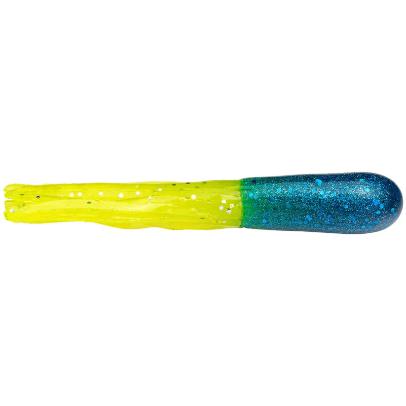Strike King 2" Crappie Tube Blue Grass Pack of 15