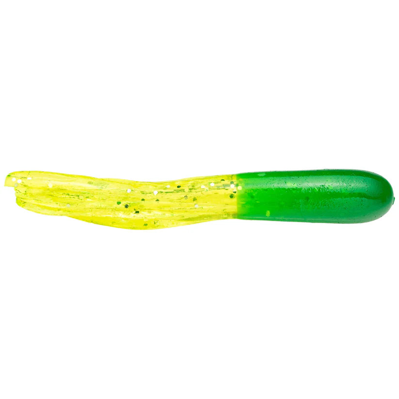 Strike King 2" Crappie Tube Electric Lime Pack of 15