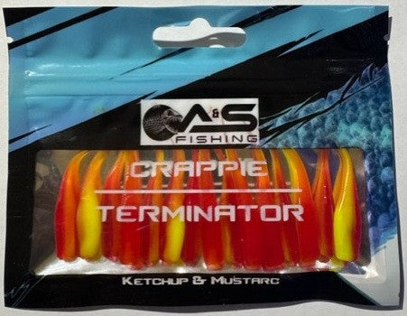A&S Crappie Terminator 15 Count Ketchup & Mustard