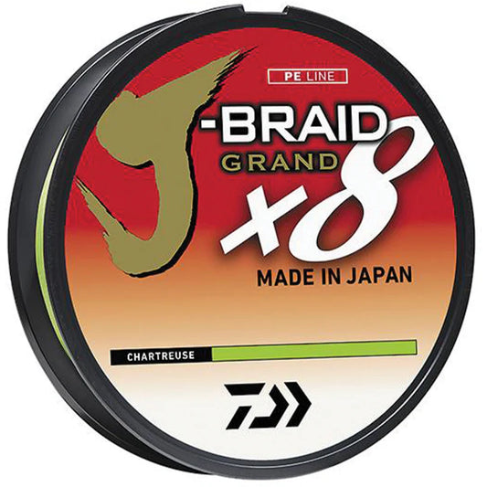 Daiwa J-Braid Grand x8 80lb 300yd Chartreuse