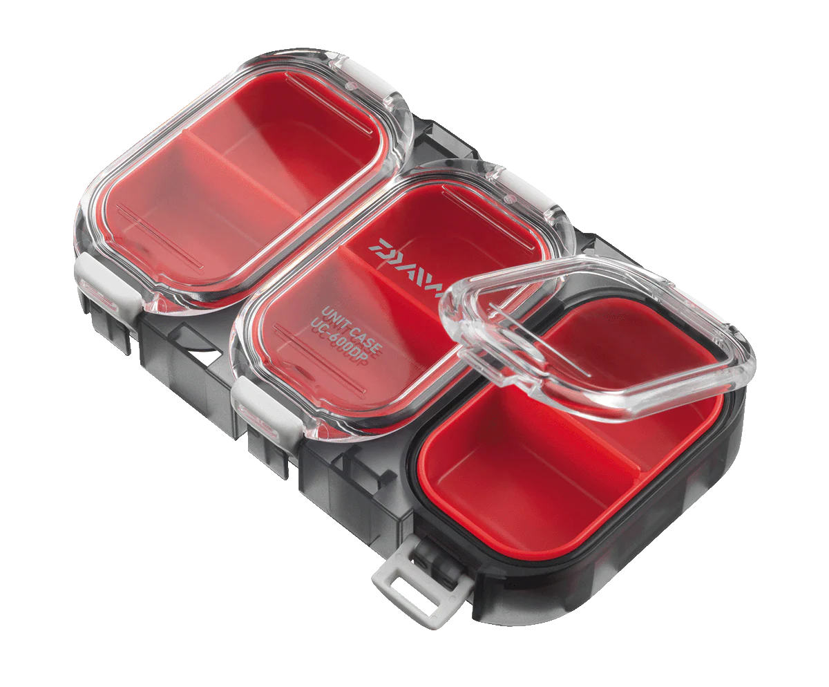 Daiwa Red 3 Compartment Deep Utility Box w/Magnet UC-600DP