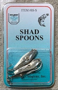 FJ Neil Silver Shad Spoons 3 Pack