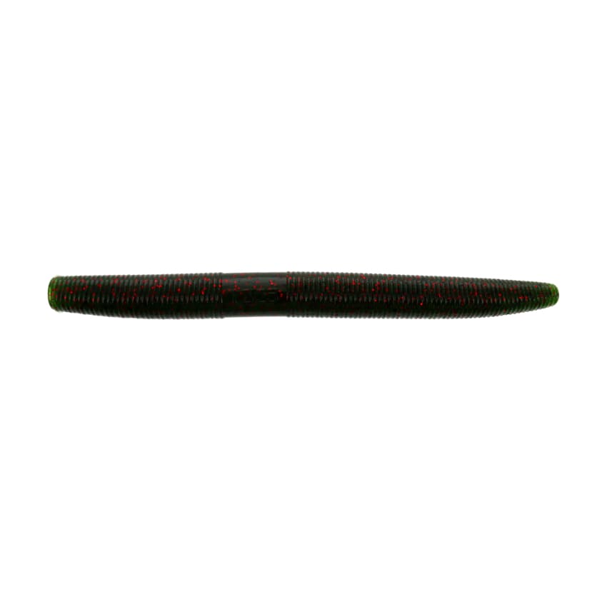 Yamamoto 5" Fat Senko Pack of 10 Watermelon/Blk & Red