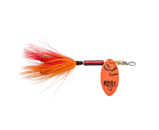 Strike King Bitsy Spinner 1/16 Fire Craw BSPN116-9 Box of 6