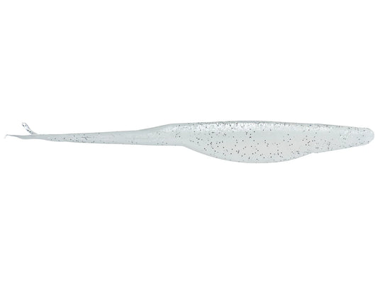 Zoom Salty Super Fluke 5.25" Pack of 10 White Ice