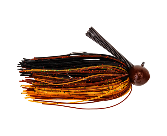 Strike King Tour Grade Football Jig 3/8 Blk & Brown Amber
