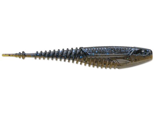 Rapala Crush City Freeloader 4.25" Blk Blue Green Pumpkin Pack of 6