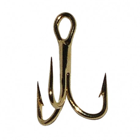 Gamakatsu Trout Treble Gold Size 14 Pack of 4