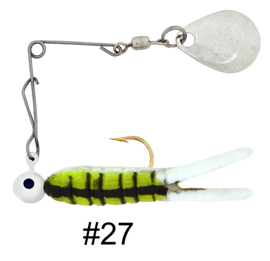 H&H Cajun Spin 1/8oz Bullfrog 12 per Card