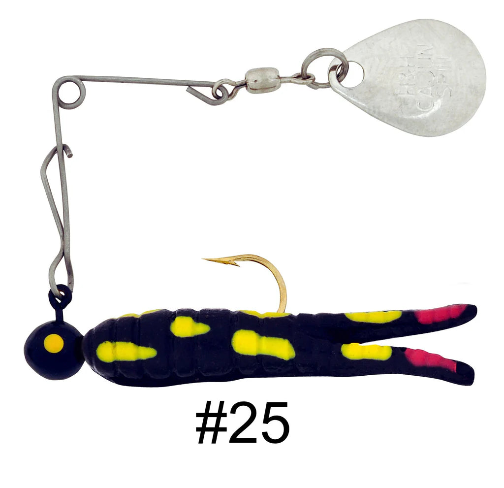 H&H Cajun Spin 1/8oz Black Coachdog 12 per Card