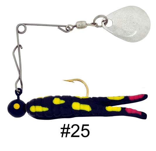 H&H Cajun Spin 1/8oz Black Coachdog 12 per Card