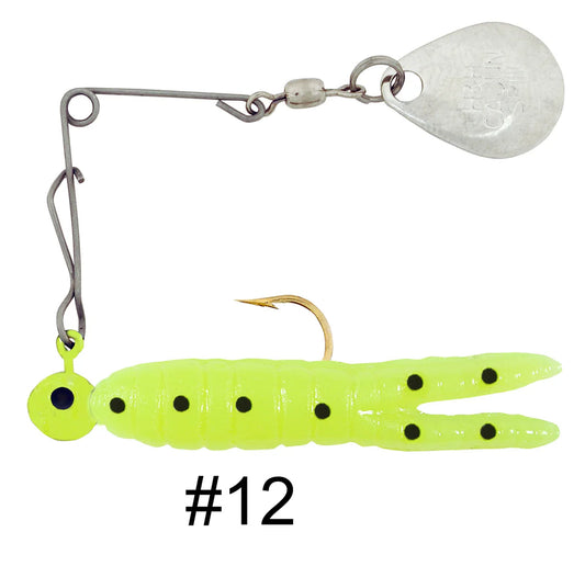H&H Cajun Spin 1/8 Chart. Chart/Black Dots 12 per Card