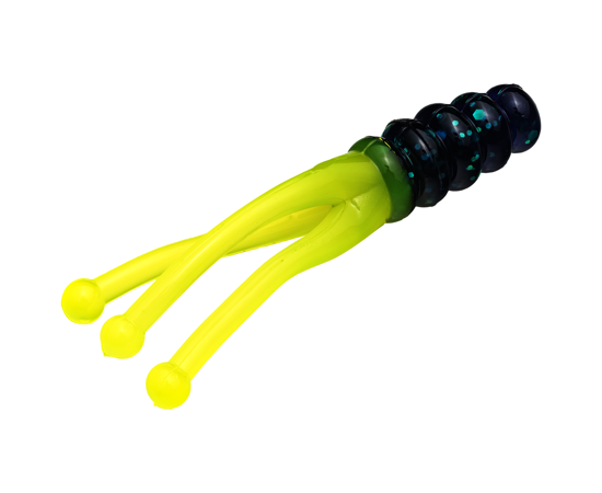 Strike King 2" Joker Junebug Chartreuse Pack of 15