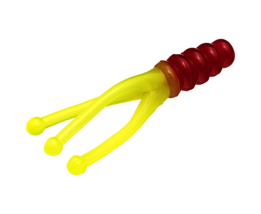 Strike King 2" Joker Red Chartreuse Pack of 15