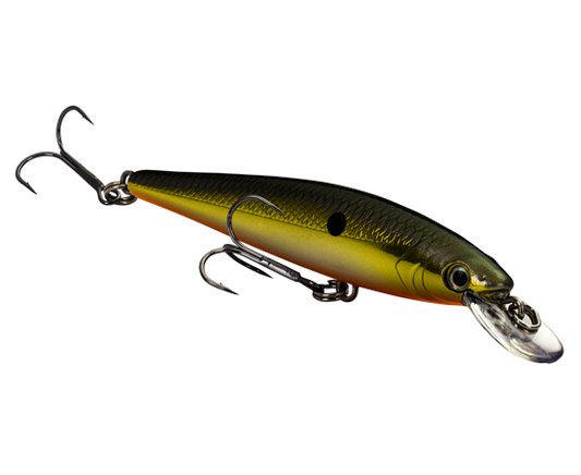 Strike King KVD Jerkbait 100 Chrome Gold Back