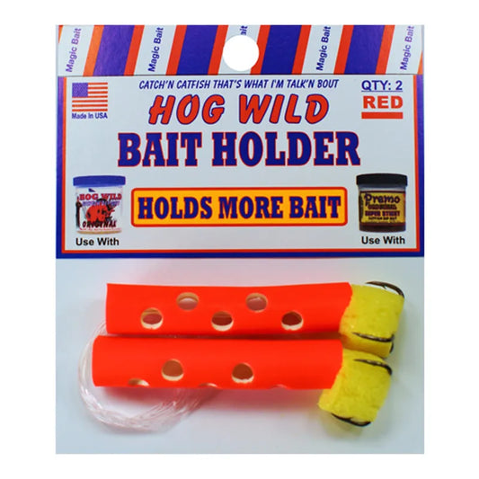 Magic Bait Hog Wild Bait Holder Red