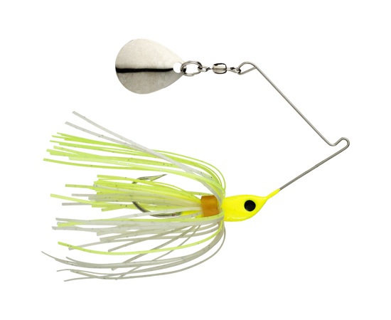 Strike King Micro-King Spinnerbait 1/16oz Chartreuse White MC-104