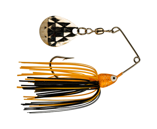 Strike King Mini-King Spinnerbait 1/8oz Blk Yellow MK-77G