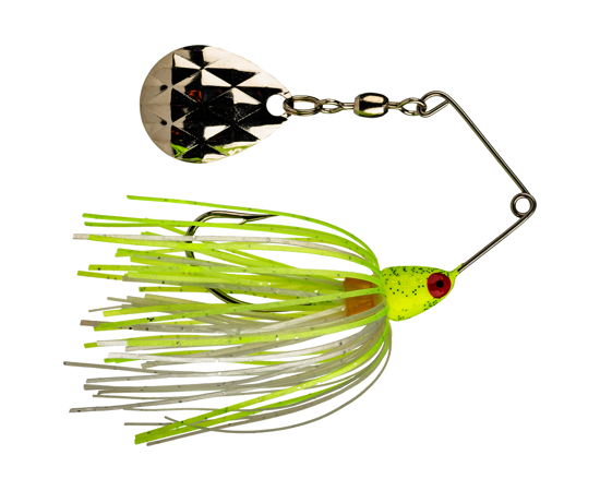 Strike King Mini-King Spinnerbait 1/8oz Chartreuse White MK-104G