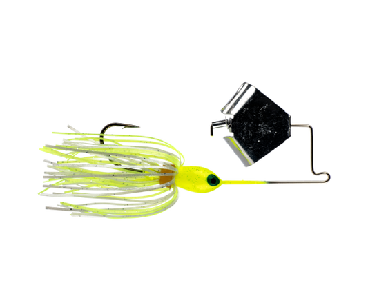 Strike King Mini Pro-Buzz Topwater Buzzbait 1/8 Chartreuse White