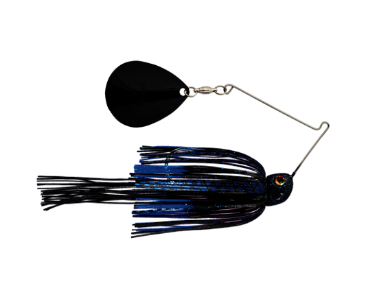 Strike King Night Spinnerbait 1/2oz Blk Blue