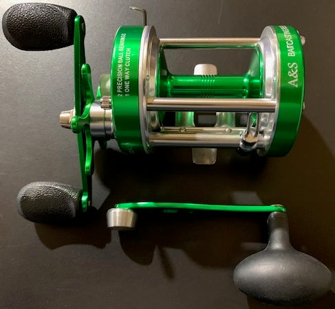 A&S PC-6000 Baitcast Reel GREEN