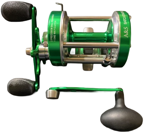A&S PC-6000 Baitcast Reel GREEN