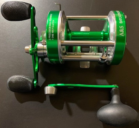 A&S PC-6000 Baitcast Reel GREEN